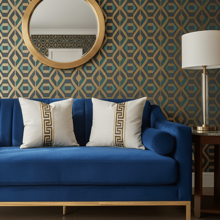 1081 Château Charm Pillow Cover
