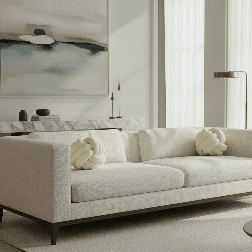 1194 Cozy Knot Ball Pillow