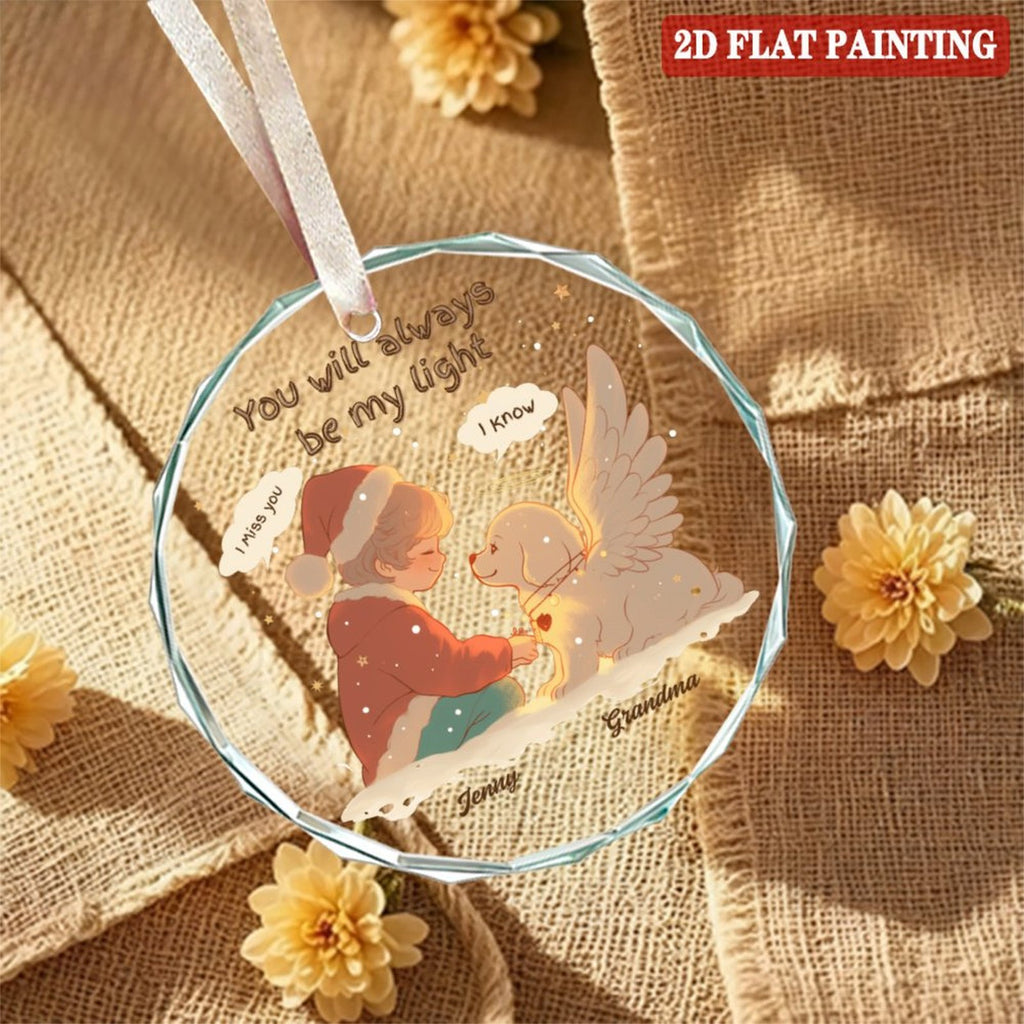 Personalized Custom Glass Ornament