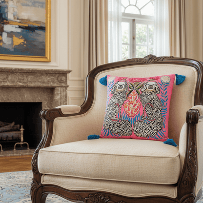 1163 Dashing Doggies Velvet Pillow Covers