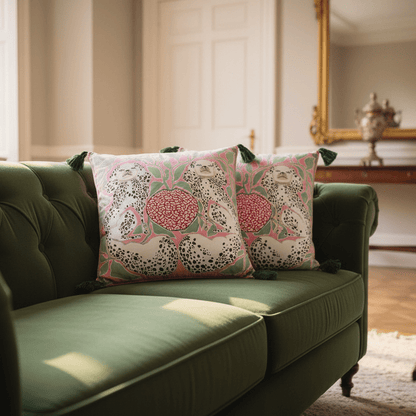 1163 Dashing Doggies Velvet Pillow Covers