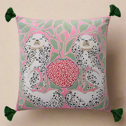 1163 Dashing Doggies Velvet Pillow Covers