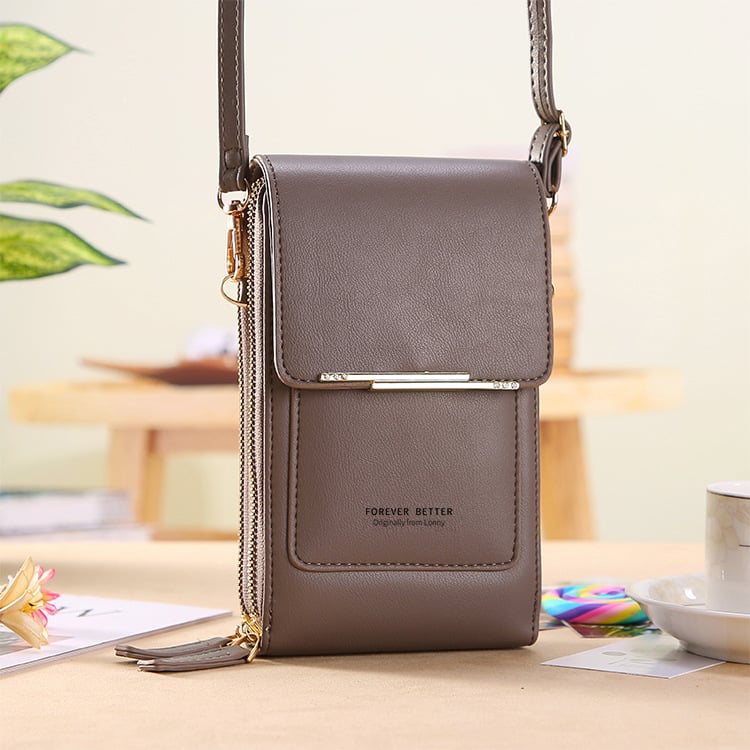 🏆Last Day Promotion：ONLY $14.99!!👜 📱 Simple and elegant women's touchscreen crossbody phone wallet(📦 Buy 2 Free Shipping)