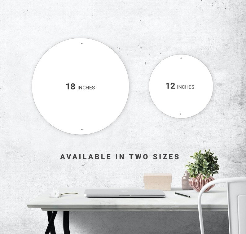 Retro Circle Santa Sign, Welcome Christmas, Custom Santa Sign, Christmas Home Decor, Holiday Decor, Custom Santa Gift, Santa - Metal Sign