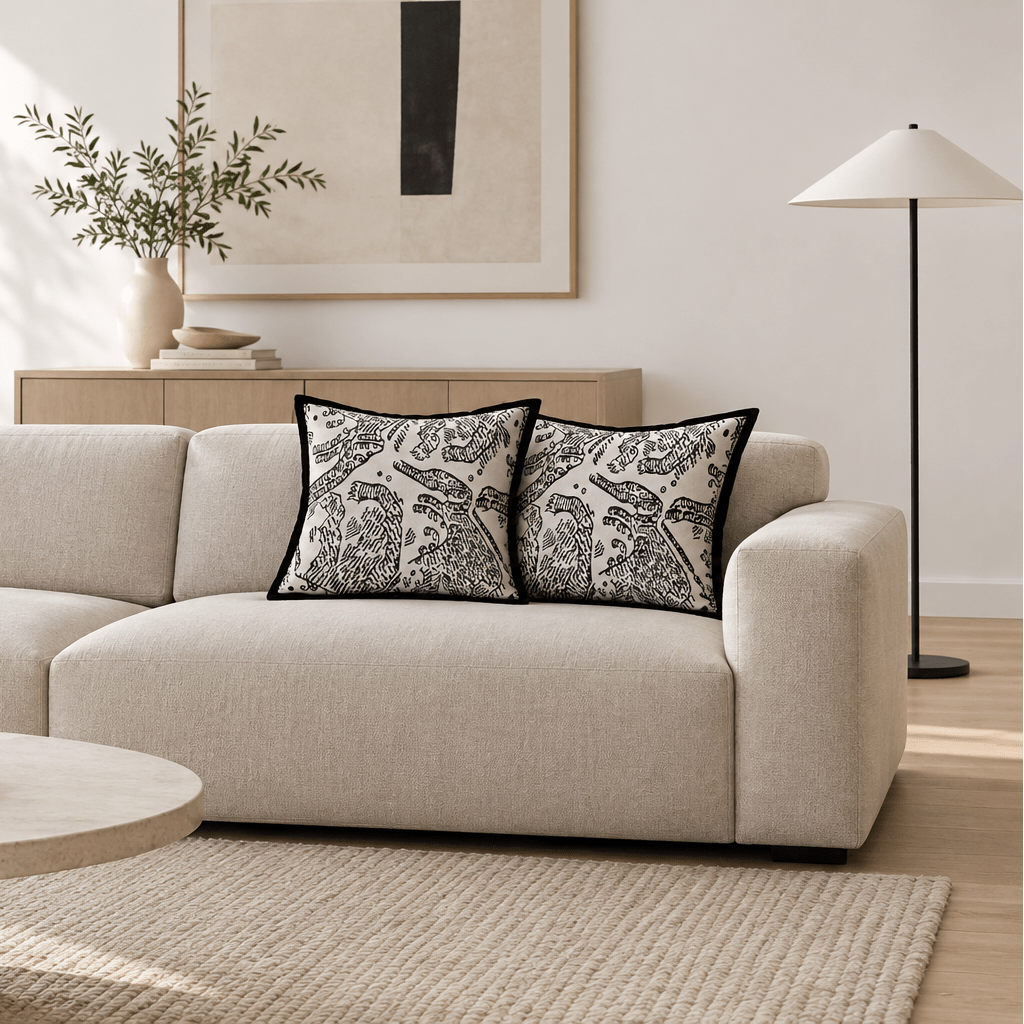 1097 Elysian Jacquard Pillow Cover