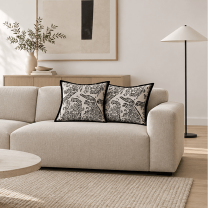 1097 Elysian Jacquard Pillow Cover