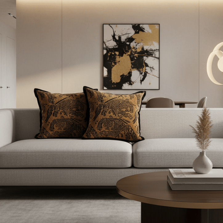 1097 Elysian Jacquard Pillow Cover