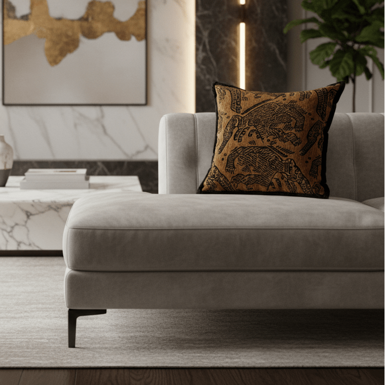 1097 Elysian Jacquard Pillow Cover