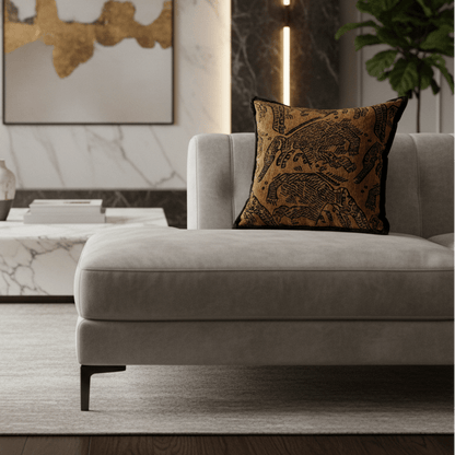 1097 Elysian Jacquard Pillow Cover