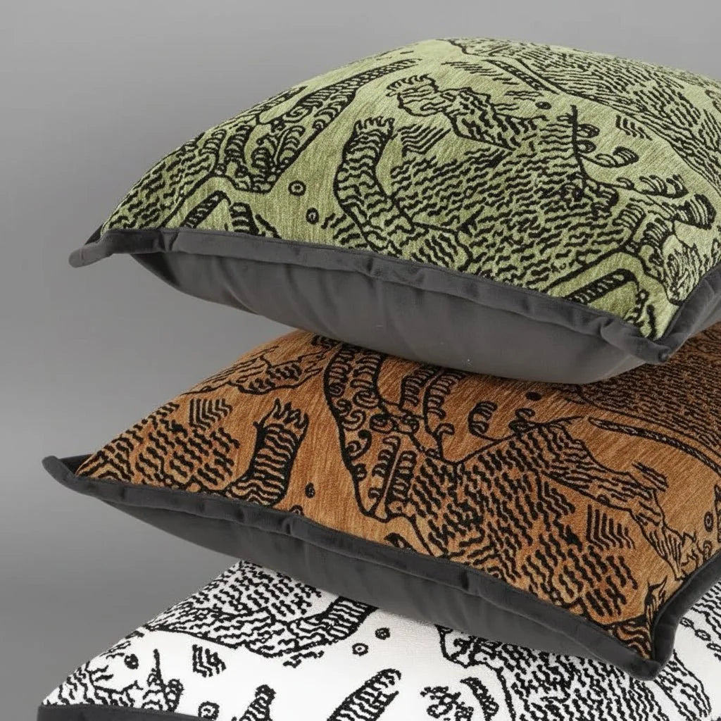 1097 Elysian Jacquard Pillow Cover