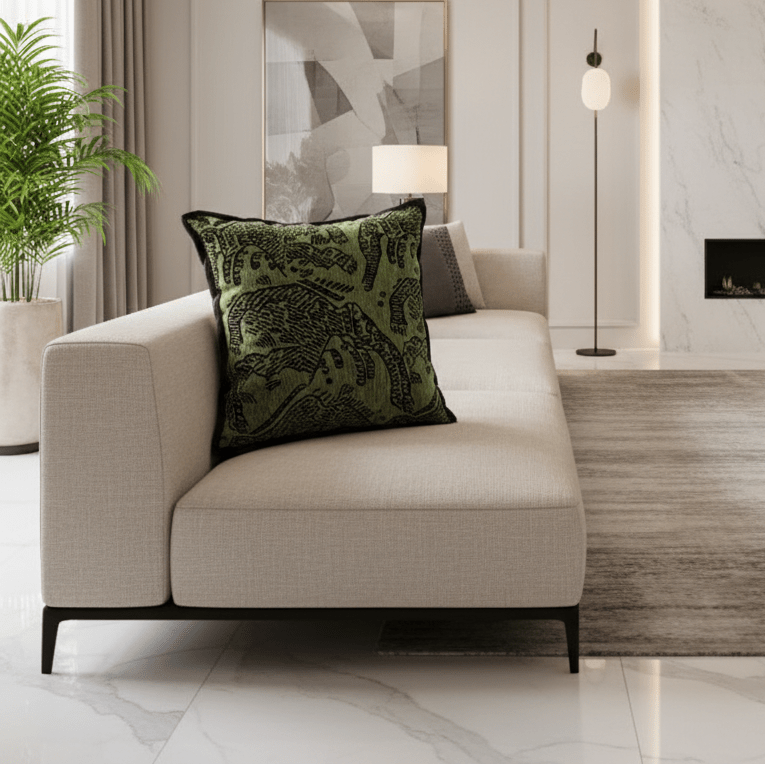 1097 Elysian Jacquard Pillow Cover