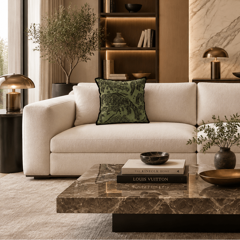 1097 Elysian Jacquard Pillow Cover
