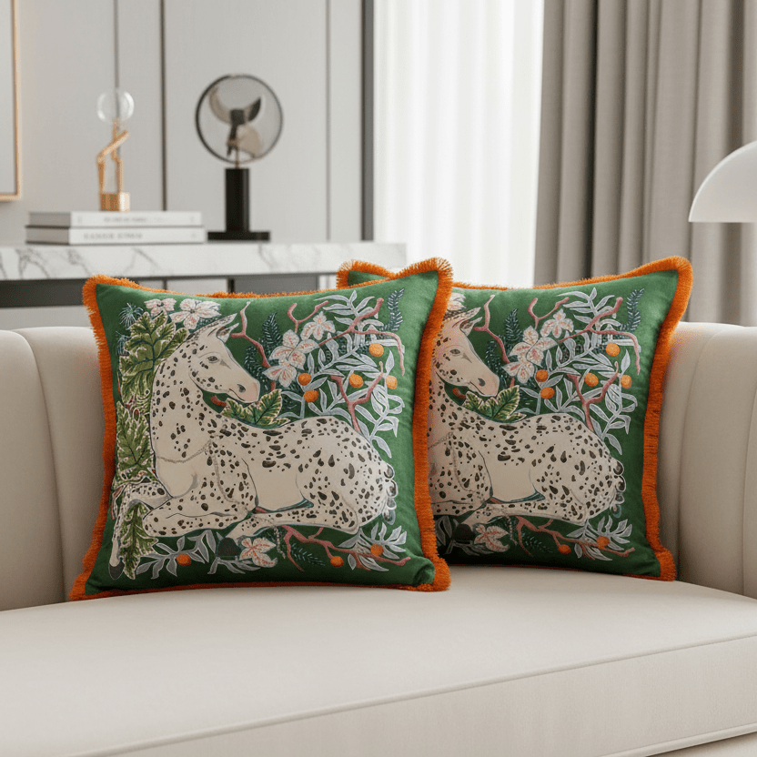 1091 Enchanted Stallion Pillow Cover