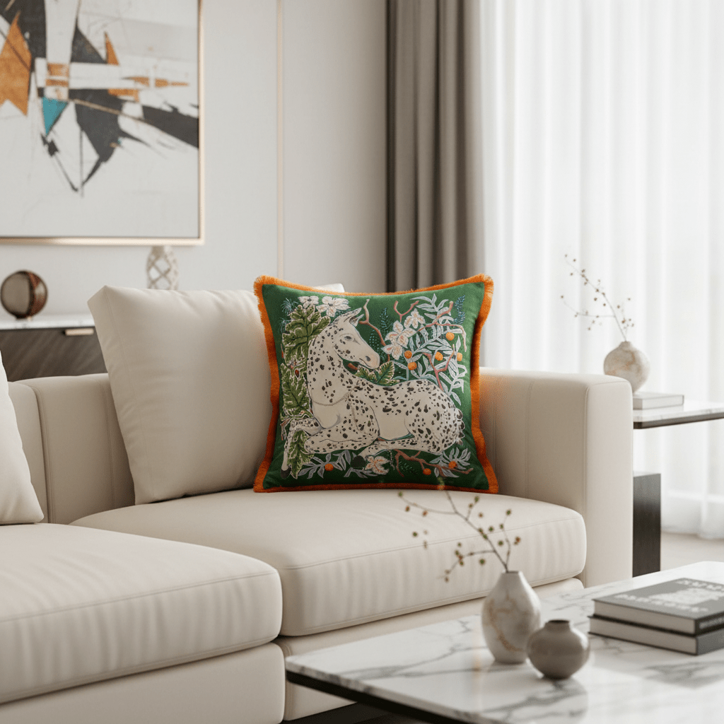 1091 Enchanted Stallion Pillow Cover