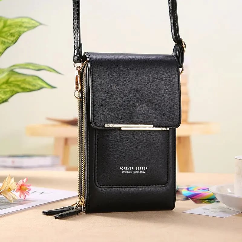 🏆Last Day Promotion：ONLY $14.99!!👜 📱 Simple and elegant women's touchscreen crossbody phone wallet(📦 Buy 2 Free Shipping)
