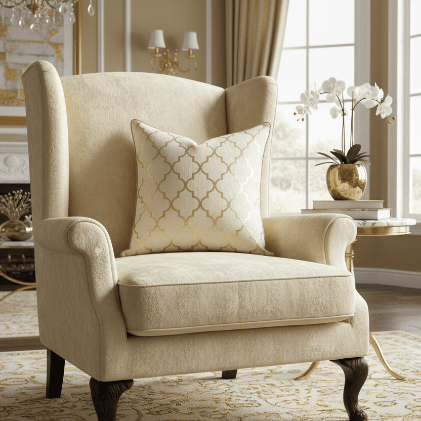 1151 Golden Duchess Pillow Cover