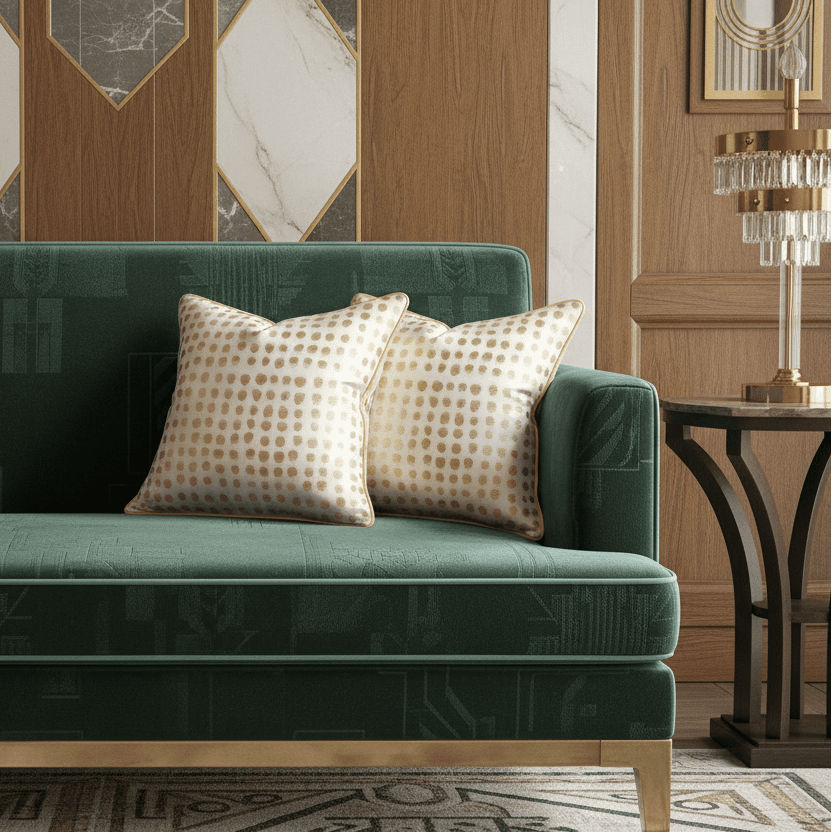 1137 Goldie Dots Pillow Cover