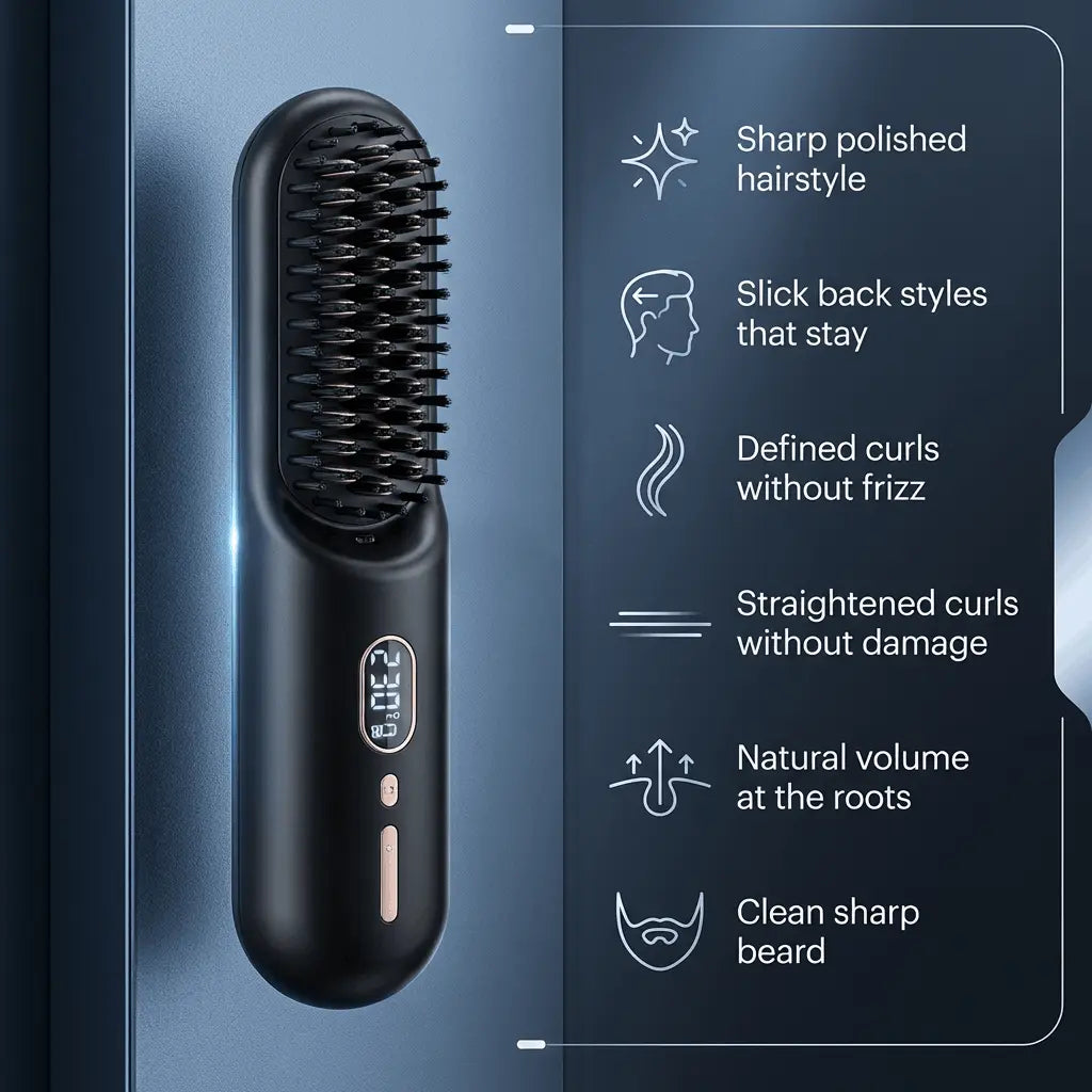 Ionic Hot Brush for Hair