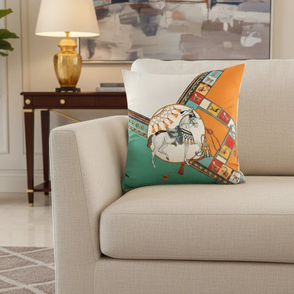 1135 Turquoise Palace Pillow Cover