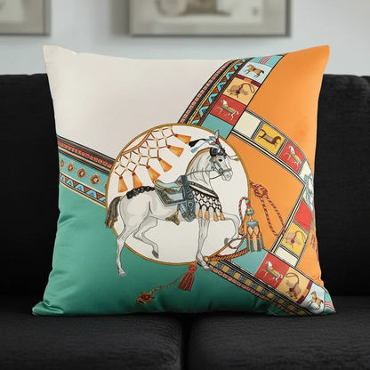 1178 Royal Horse Pillow Cover