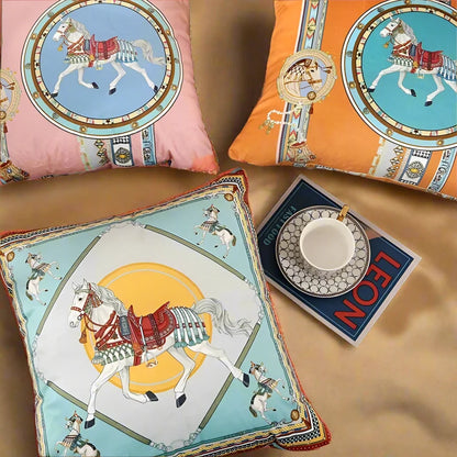 1135 Turquoise Palace Pillow Cover