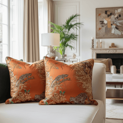 1105 Jaguar Jacquard Pillow Cover