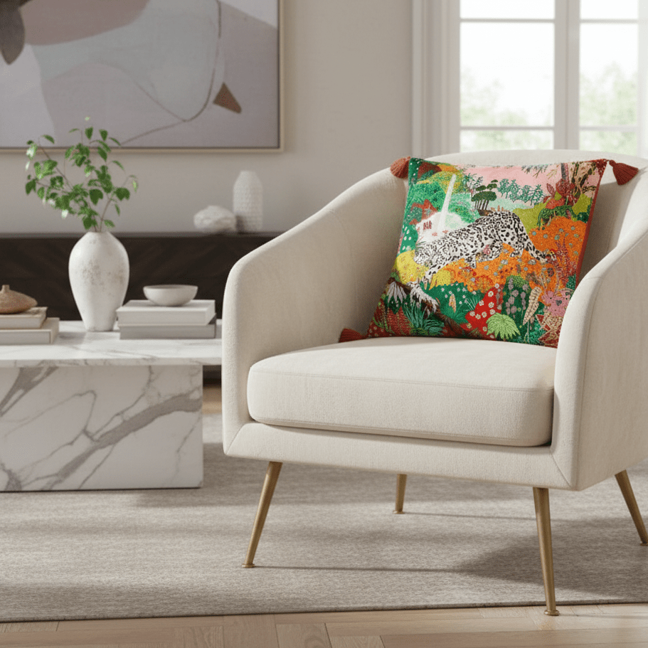 1087 Jungle Daydream Pillow Cover