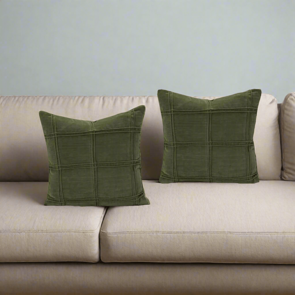 1142 Juniper Dark Green Pillow Cover