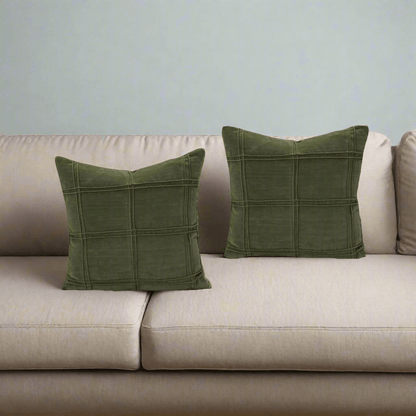 1142 Juniper Dark Green Pillow Cover