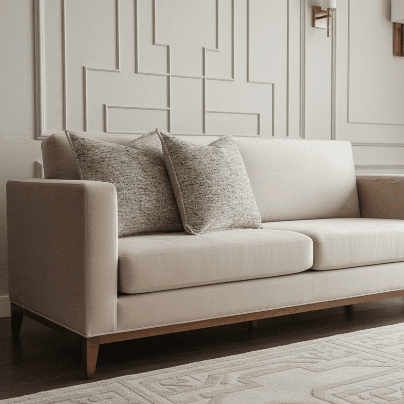 1173 Lela Beige Pillow Cover