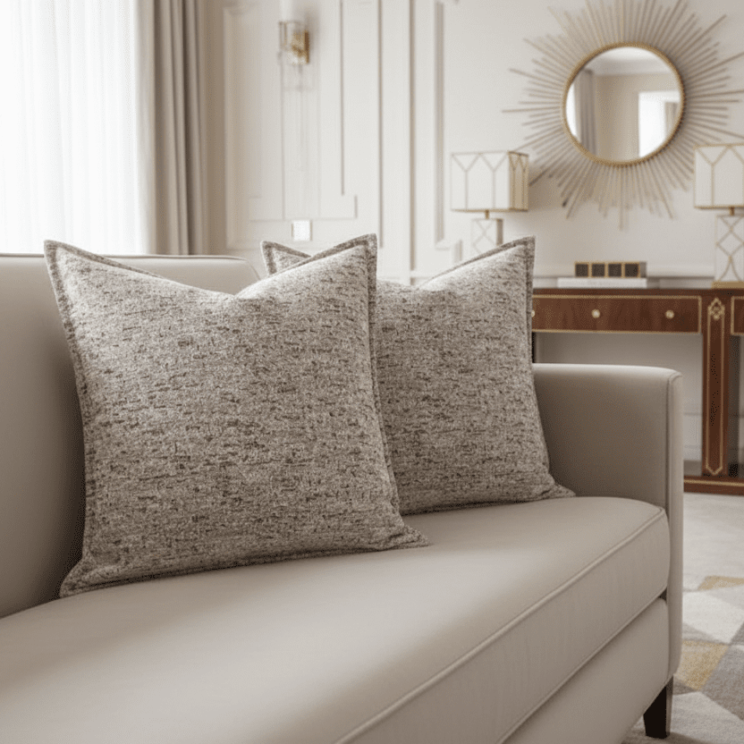 1173 Lela Beige Pillow Cover