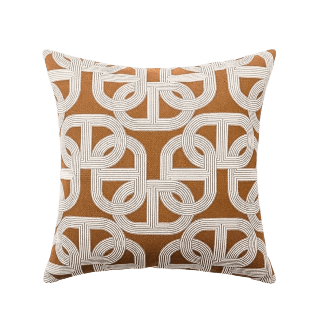 1138 Lorenzo Lux Brown Pillow Cover
