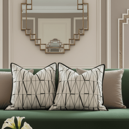 1150 Luxe Linear Pillow Cover