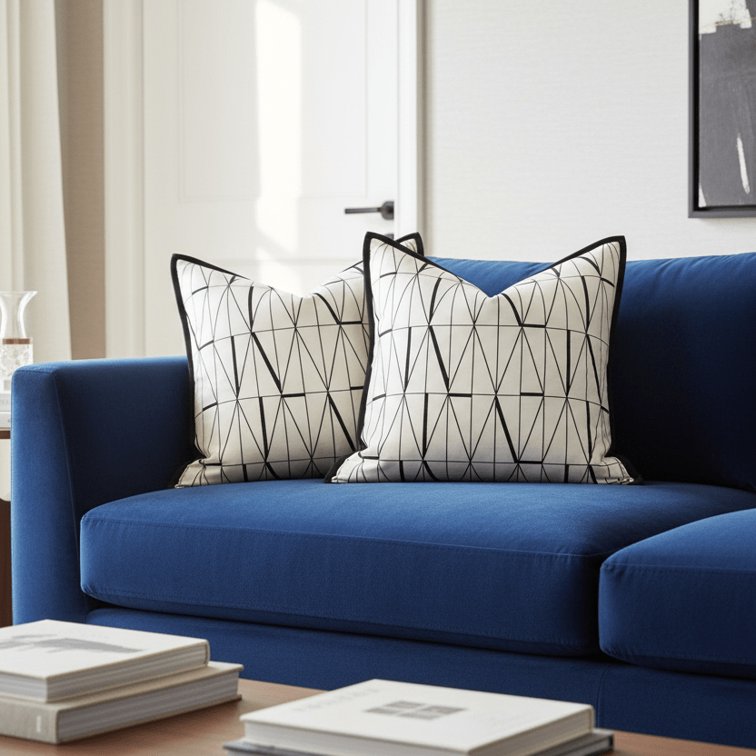 1150 Luxe Linear Pillow Cover