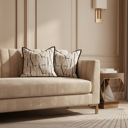 1150 Luxe Linear Pillow Cover