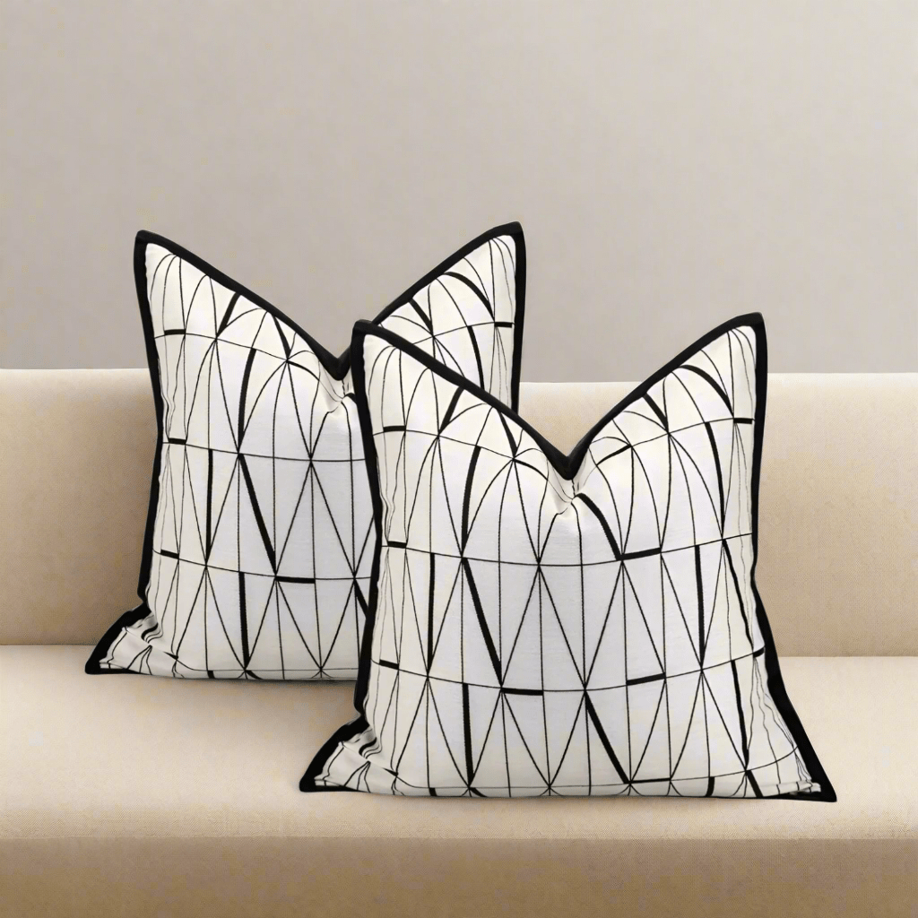 1150 Luxe Linear Pillow Cover