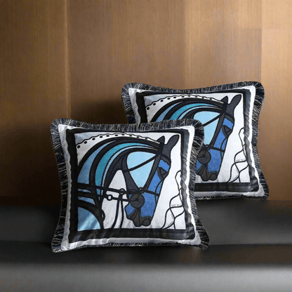 1169 Midnight Mane Pillow Cover