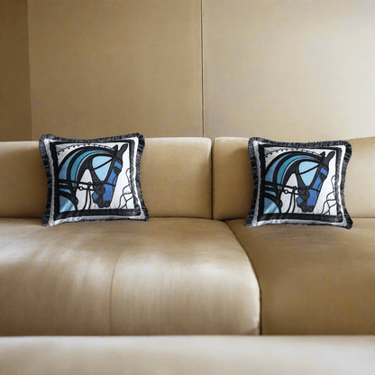 1169 Midnight Mane Pillow Cover