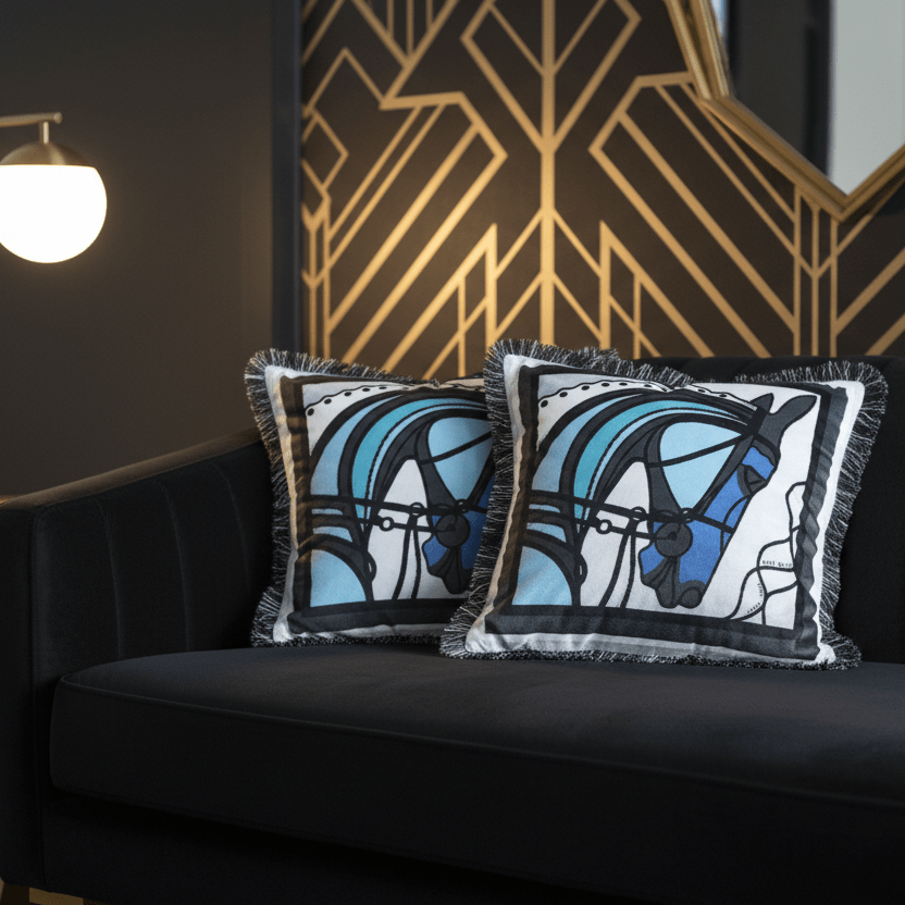 1169 Midnight Mane Pillow Cover