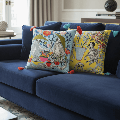 1165 Monkey Business Pillow Covers