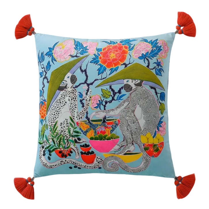 1165 Monkey Business Pillow Covers