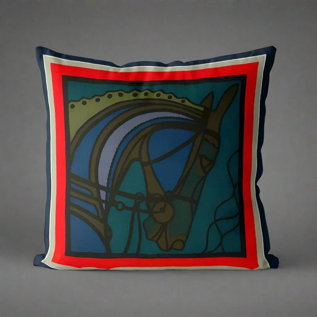 1187 Mosaic Mane Pillow Cover