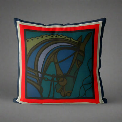 1187 Mosaic Mane Pillow Cover
