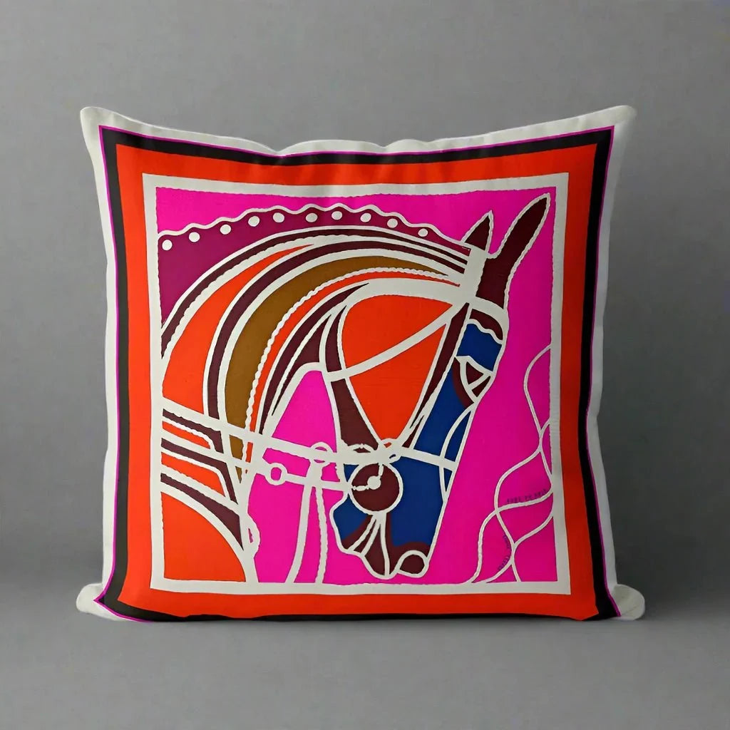 1187 Mosaic Mane Pillow Cover