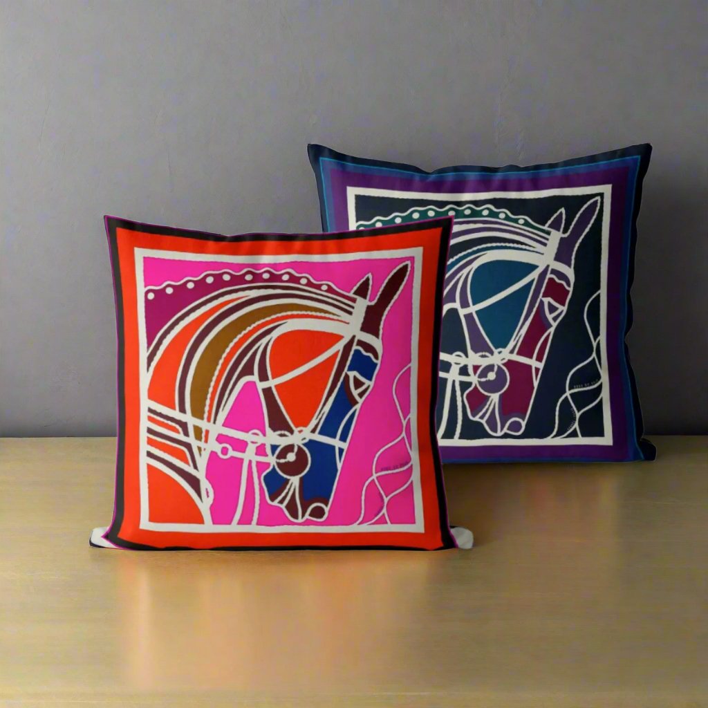 1187 Mosaic Mane Pillow Cover