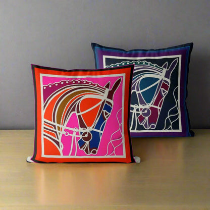 1187 Mosaic Mane Pillow Cover