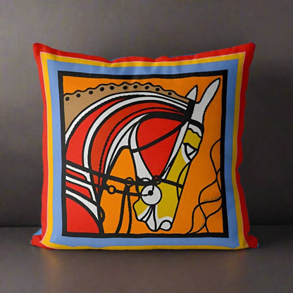 1187 Mosaic Mane Pillow Cover