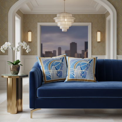 1187 Mosaic Mane Pillow Cover
