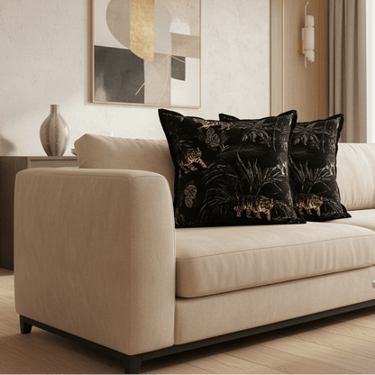 1102 Noir Predator Pillow Cover