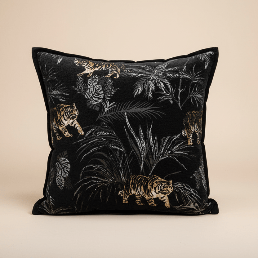 1102 Noir Predator Pillow Cover
